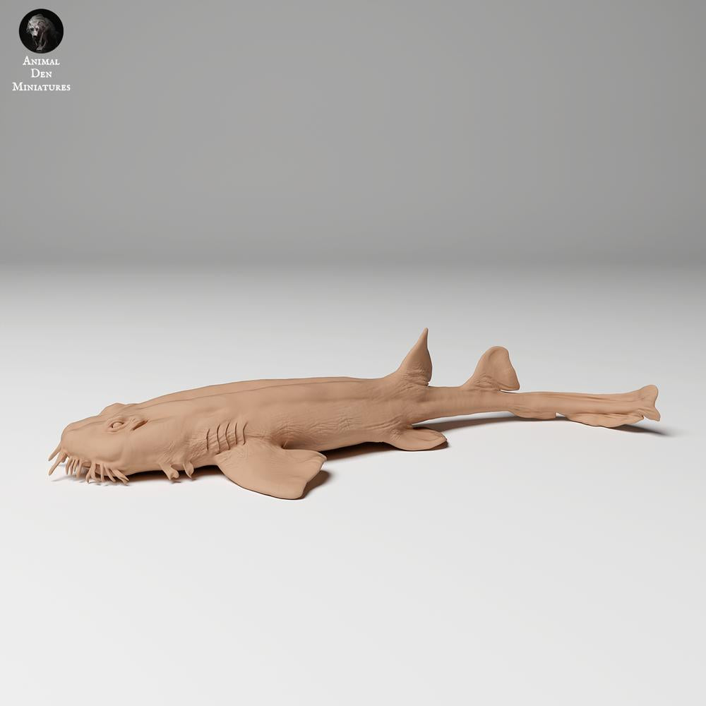 Productfoto dierenfiguur Animal Den Miniatures 1: zeedierdierenfiguur: gevlekte tapijthaai (24_06_04)