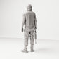 Stehende Figur: Mann mit ärmelloser Weste & Gewehr (Ref. Nr. 492) - vollständige Studioansicht 3