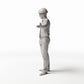 Diorama Modellbau Produktfoto 0: Stehende Figur: Autoverkäufer mit Hemd, Krawatte und ausgestrecktem Arm (Ref. Nr. 532)