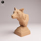 Productfoto Tabletop 28mm Lord of the Print (LotP) 2: Wilddierfiguur: buidelwolf (Tasmaanse tijger) - buste (26_04_08)