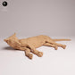 Productfoto Tabletop 28mm Lord of the Print (LotP) 2: dierenfiguur van een wild dier: Tasmaanse tijger - liggend (26_04_07)