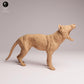 Productfoto Tabletop 28mm Lord of the Print (LotP) 0: Wilde dierenfiguur: Buidelwolf (Tasmaanse tijger) - gapend (26_04_09)
