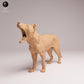 Productfoto Tabletop 28mm Lord of the Print (LotP) 1: Wild dierenfiguur: buidelwolf (Tasmaanse tijger) - gapend (26_04_09)