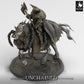 Productfoto Tabletop 28mm Lord of the Print (LotP) 0: Tabletop Miniatuur: Donkere Ridder op Strijdpaard, Dubbelbijl-Kavallerie, Vervloekte Paladijn, Dodenridder (24_05_U)