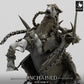 Productfoto Tabletop 28mm Lord of the Print (LotP) 3: Tabletop Miniatuur: Donkere Paladijn op stijgende strijdros - Heldenridder / Vervloekte ruiter, Elite-kavalerie ruiterfiguur (24_05_T)