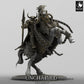 Productfoto Tabletop 28mm Lord of the Print (LotP) 0: Tabletop Miniatuur: Donkere Ridder op steigend Oorlogs Paard - Dodenridder, Lansrijder, Cavalerie-Commandant (24_05_P)