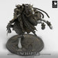 Productfoto Tabletop 28mm Lord of the Print (LotP) 0: Tabletop Miniatuur: Donkere Ridder op steigend Oorlogs Paard - Dodenridder / Death Knight, Lansrijder, Cavalerie-Commandant (24_05_P)