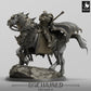Productfoto Tabletop 28mm Lord of the Print (LotP) 0: Tabletop Miniatuur: Donkere Paladijn te Paard, Dodenrijder, Chaos-Ruiter, Ruiter-Leider (24_05_O)