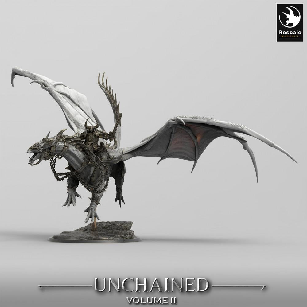 Productfoto Tabletop 28mm Lord of the Print (LotP) 0: Tabletop Miniatuur: Vliegende Oorlogsdraken - War Dragon, Stormdraak, Kettingdraak, demonisch drakenbeest (24_05_J2)