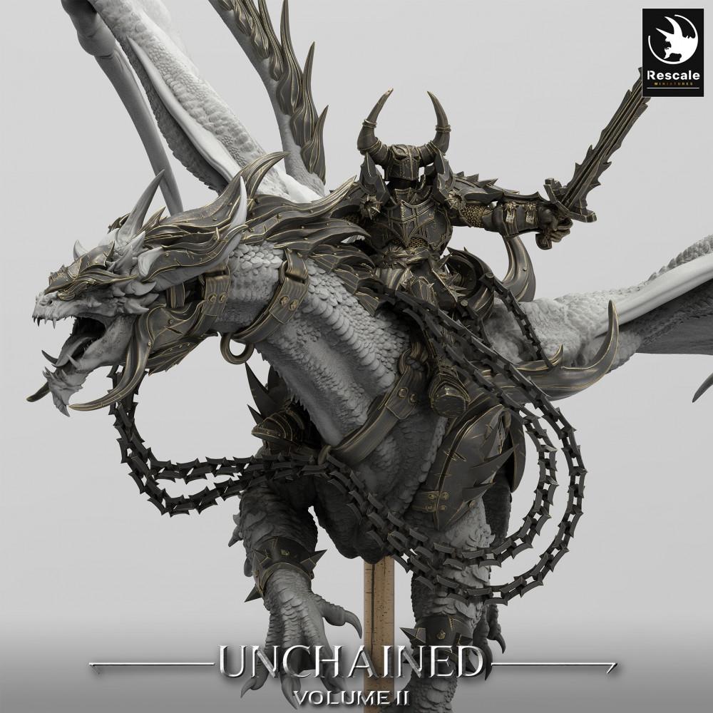 Productfoto Tabletop 28mm Lord of the Print (LotP) 0: Tabletop Miniatuur: Vliegende Oorlogsdraak - War Dragon, Stormdraak, Ketten-Draak, demonisch drakenbeest (24_05_J2)