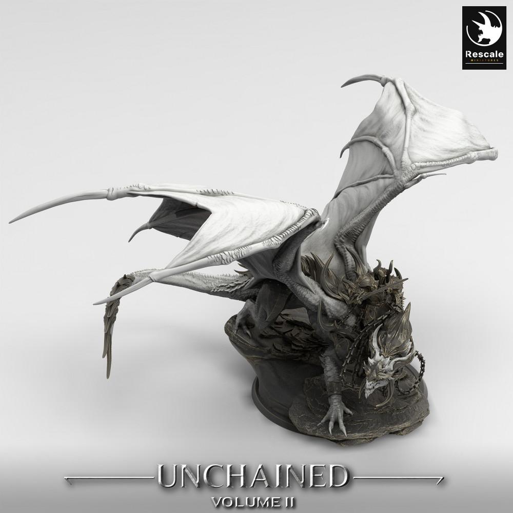 Productfoto Tabletop 28mm Lord of the Print (LotP) 0: Tabletop Miniatuur: Drachenreiter op Oorlogsdraken - Wyrmreiter, Drakenlord, donkere Oorlogsheer, Monsterreiter met Lanze (24_05_J3)