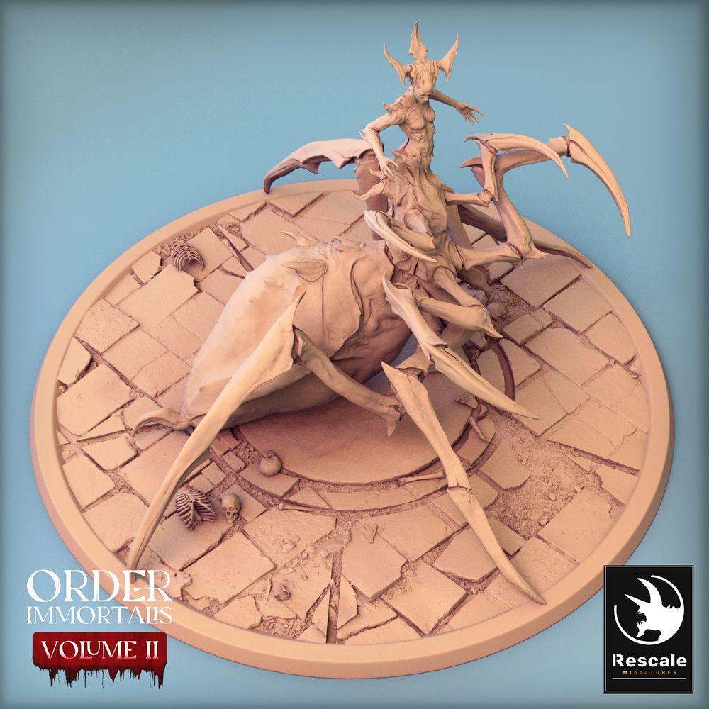 Produktfoto Tabletop 28mm Lord of the Print (LotP) 0: Tabletop Miniatur: Immortalis Queen Spider, Spinnenkönigin, Arachniden-Matriarchin, Bossmonster (24_02_H2)