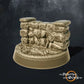 Productfoto Tabletop 28mm The Printing Goes Ever On (TPGEO) 0: Middeleeuwse herberg: Meubels, vaten, kisten, karren en kat