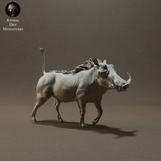 Productfoto dierenfiguur Animal Den Miniatures 0: Wild dierfiguur: wrattenzwijn (23_03_09)