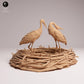 Productfoto Tabletop 28mm Lord of the Print (LotP) 1: Vogel dierenfiguur: witte ooievaar - baltsend (26_07_09)