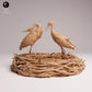 Productfoto Tabletop 28mm Lord of the Print (LotP) 2: Vogel dierenfiguur: witte ooievaar - baltsend (26_07_09)