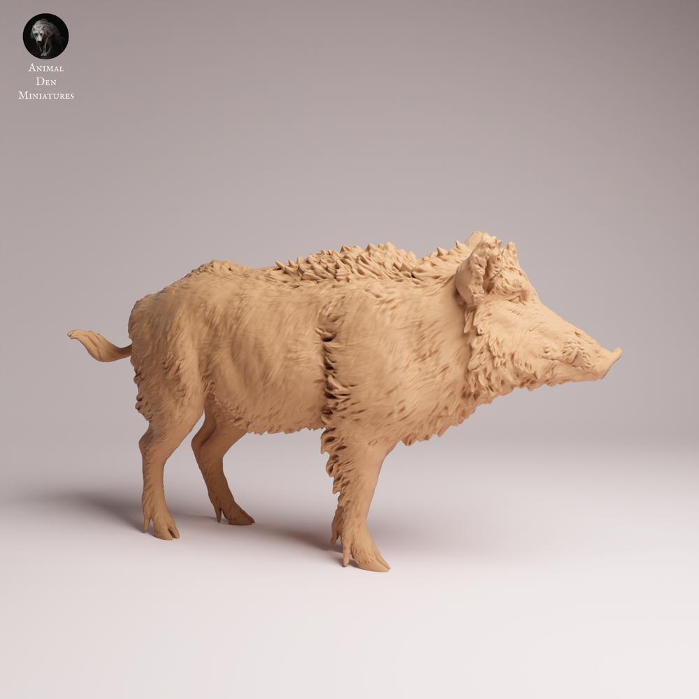Productfoto Tabletop 28mm Lord of the Print (LotP) 1: Dierenfiguur: wild zwijn (26_07_08)