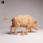 Productfoto Tabletop 28mm Lord of the Print (LotP) 1: Wildlife dierenfiguur: wildzwijnzeug met big (26_07_07)