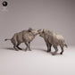 Productfoto Tabletop 28mm Lord of the Print (LotP) 3: Wildedierenfiguur: wilde zwijnen - vechtend (26_07_06)