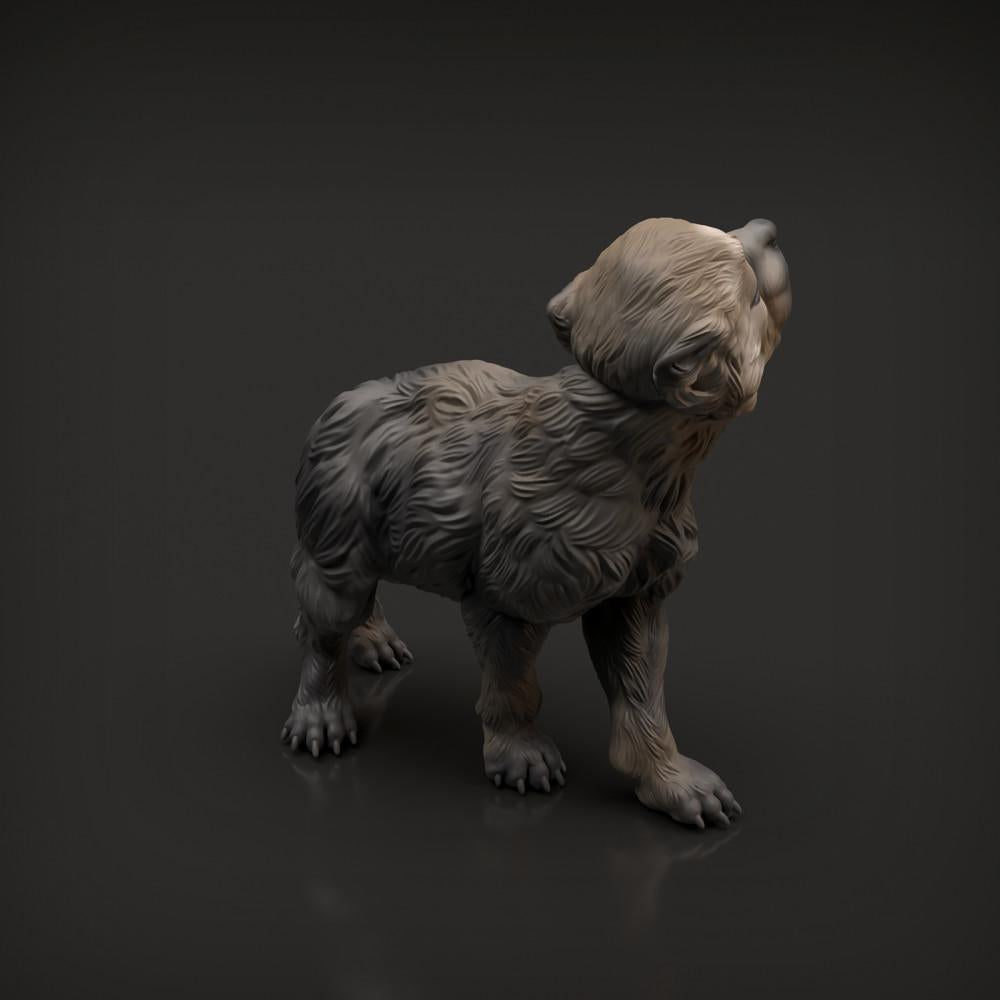 Productfoto dierenfiguur Animal Den Miniatures 4: Wild dierfiguur: wolvenjong (22_04_03)