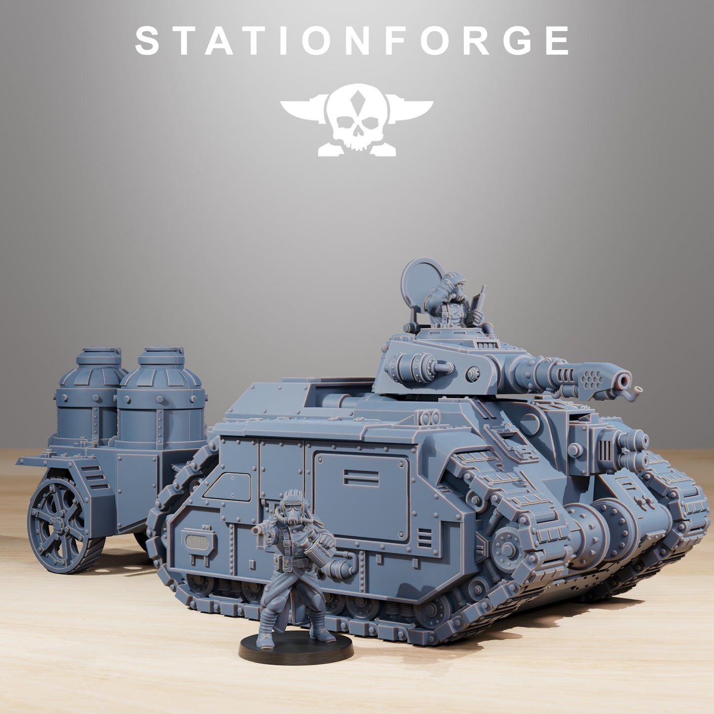 Productfoto 28mm Tabletop Minis Stationforge: Vlamtank