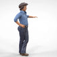 Productfoto Diorama en Modelbouw Miniatuurfiguur: Man met Cowboyhoed 2