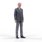 Productfoto diorama en modelbouw miniatuur figuur: man in pak