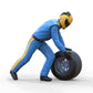 Productfoto Diorama en Modelbouw Miniatuurfiguur: Pit Crew Bandenwissel 2