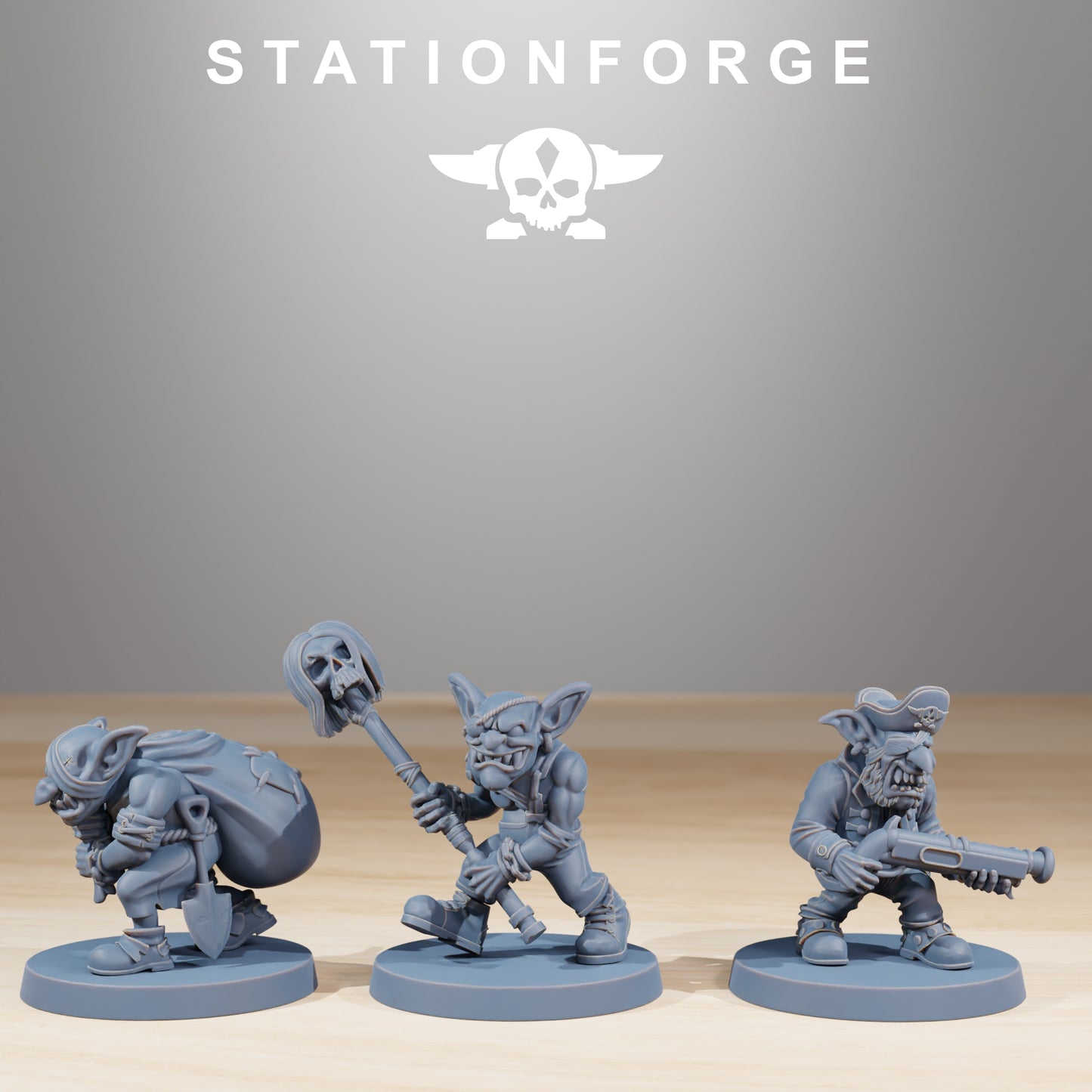 Productfoto 28mm Tabletop Minis Stationforge: Gobs Piraten