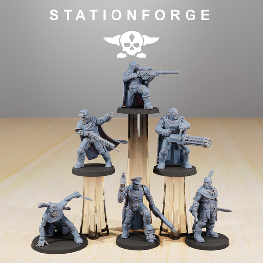 Produktfoto 28mm Tabletop Minis Stationforge: Orkaz Hunters