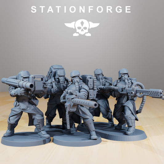 Produktfoto 28mm Tabletop Minis Stationforge: Armored Squad