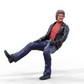 Productfoto diorama en modelbouw miniatuur figuur: Coole kerel zittend