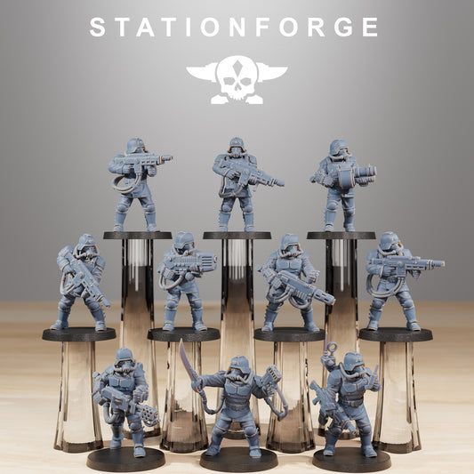 Produktfoto 28mm Tabletop Minis Stationforge: Commandos