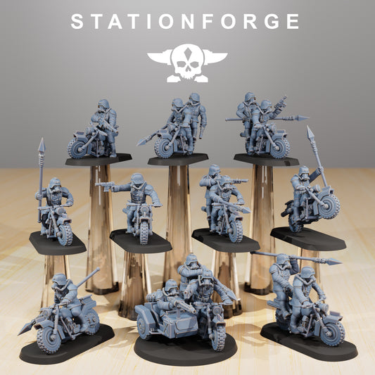 Produktfoto 28mm Tabletop Minis Stationforge: Death Bikers