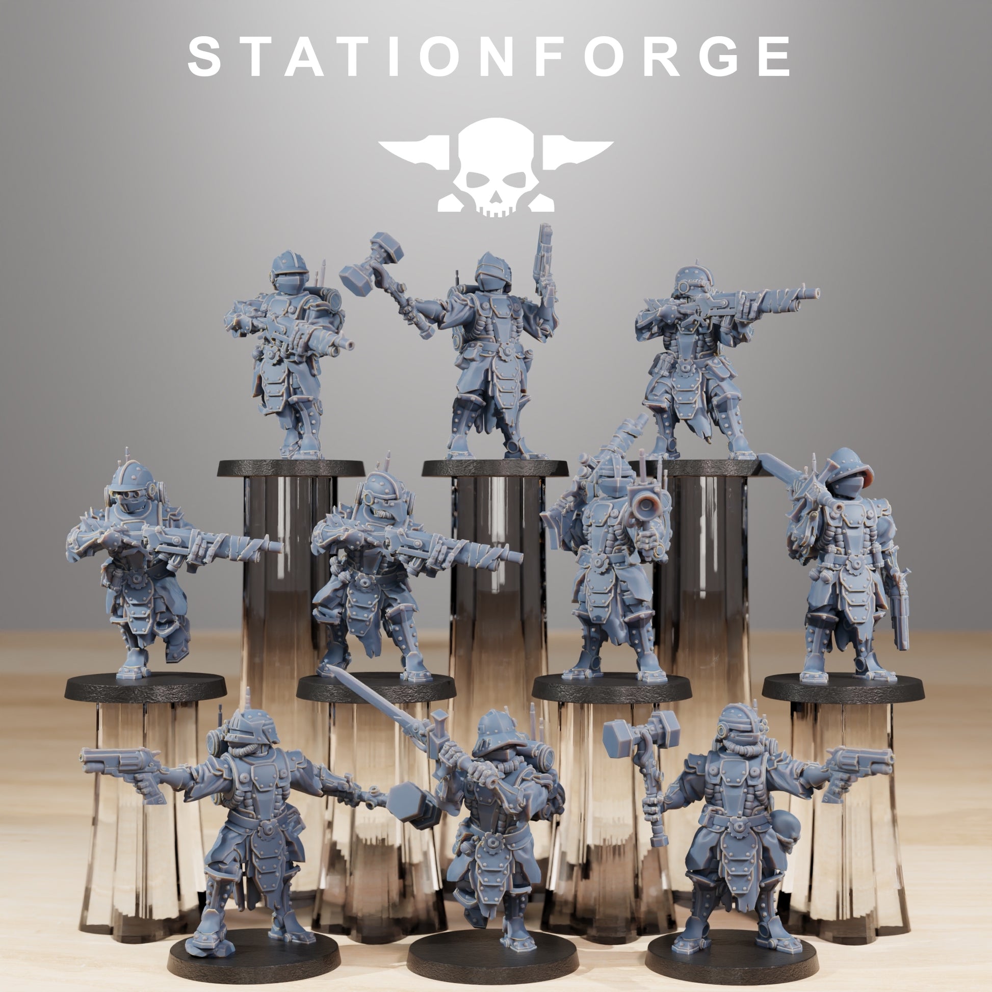 Productfoto 28mm Tabletop Minis Stationforge: Frontliners Infanterie