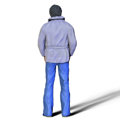 Productfoto diorama en modelbouw miniatuur figuur: Detective 2