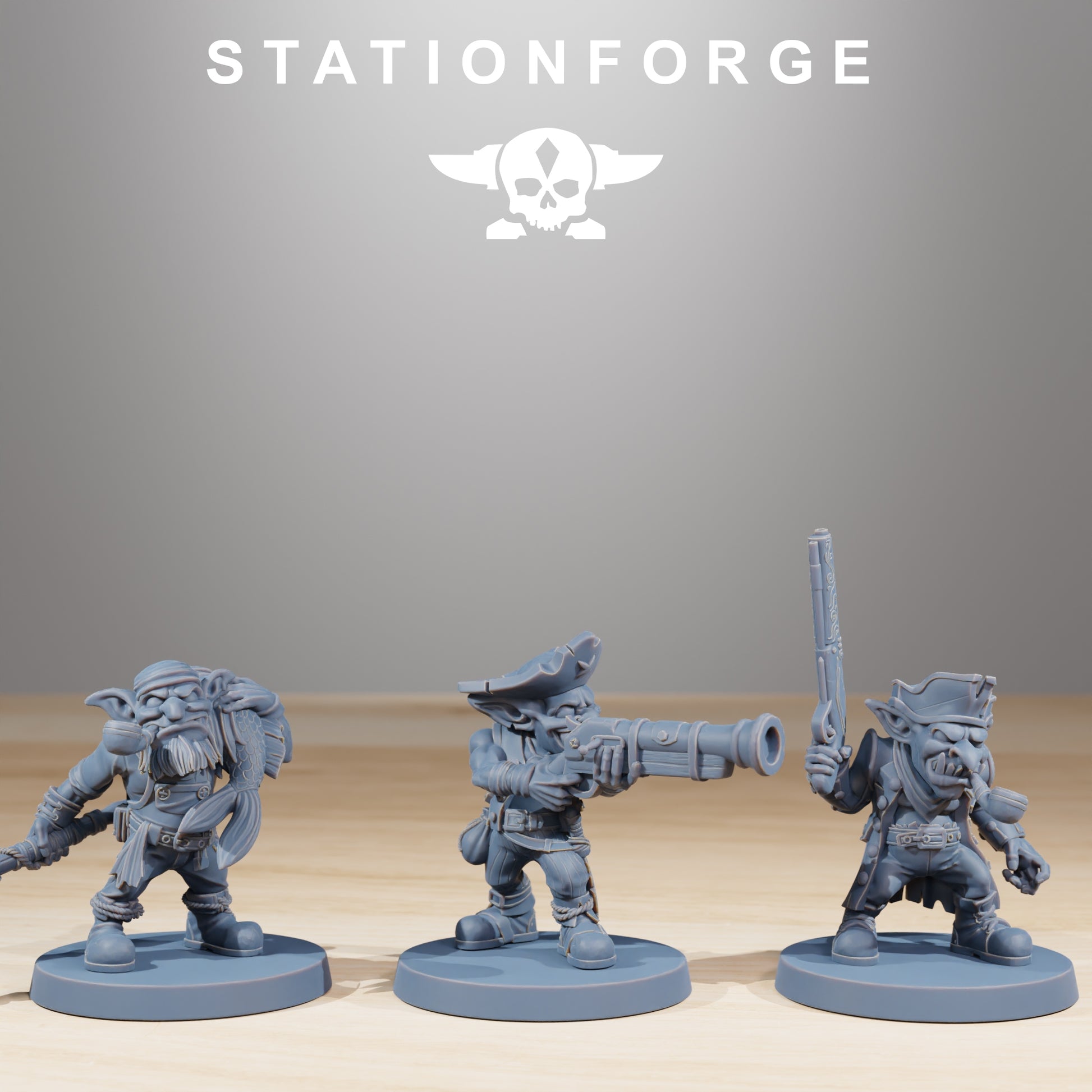 Productfoto 28mm Tabletop Minis Stationforge: Gobs Piraten