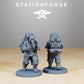 Productfoto 28mm Tabletop Minis Stationforge: Gepantserde Eenheid