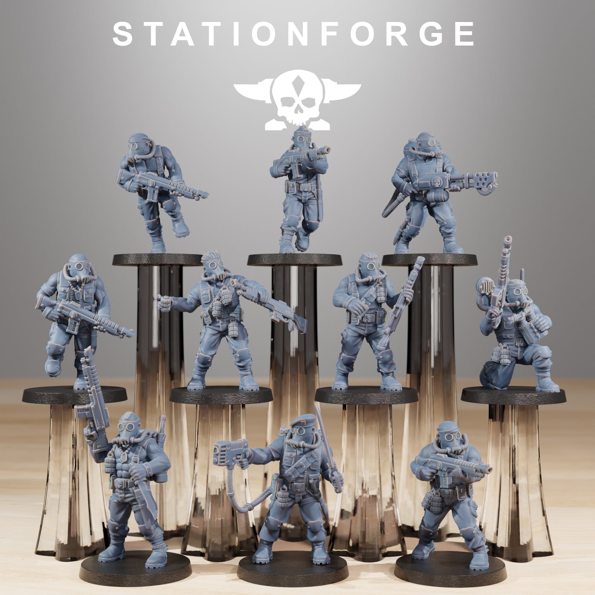 Productfoto 28mm Tabletop Minis Stationforge: Jungle Fighters