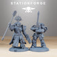 Productfoto 28mm Tabletop Minis Stationforge: Melee Infanterie
