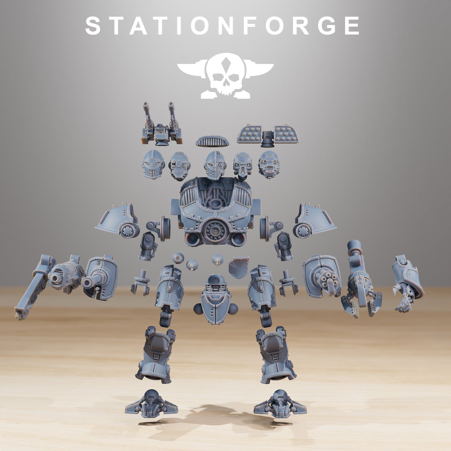 Productfoto 28mm Tabletop Minis Stationforge: Defender MK2