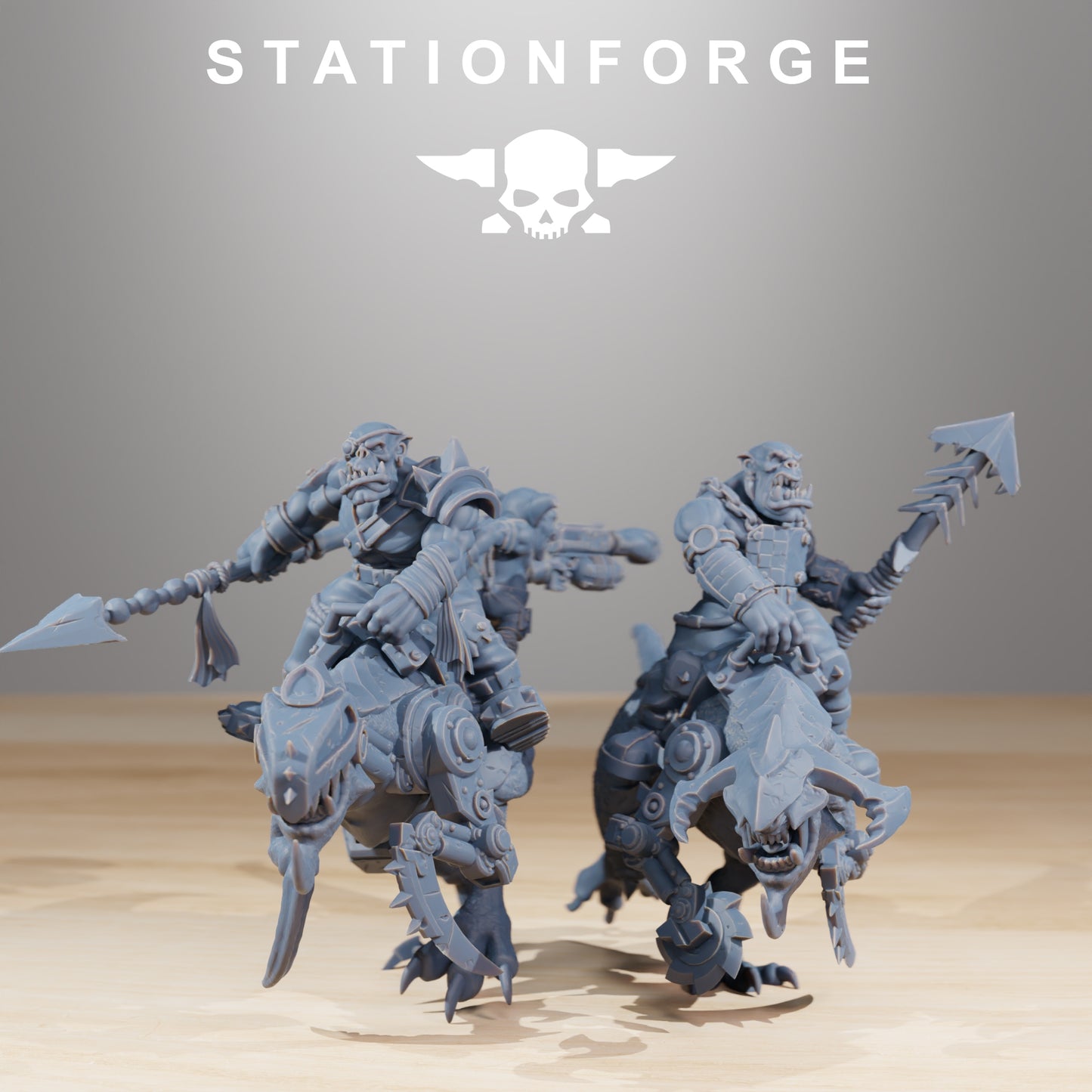 Productfoto 28mm Tabletop Minis Stationforge: Beestrijders