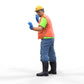 Productfoto Diorama en modelbouw miniatuur figuur: Bouwvakker 3