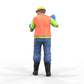 Productfoto Diorama en modelbouw miniatuur figuur: Bouwvakker 3