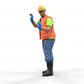 Productfoto Diorama en modelbouw miniatuur figuur: Bouwvakker 3