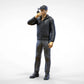 Productfoto diorama en modelbouw miniatuurfiguur: verkeerspostenset, 6 figuren