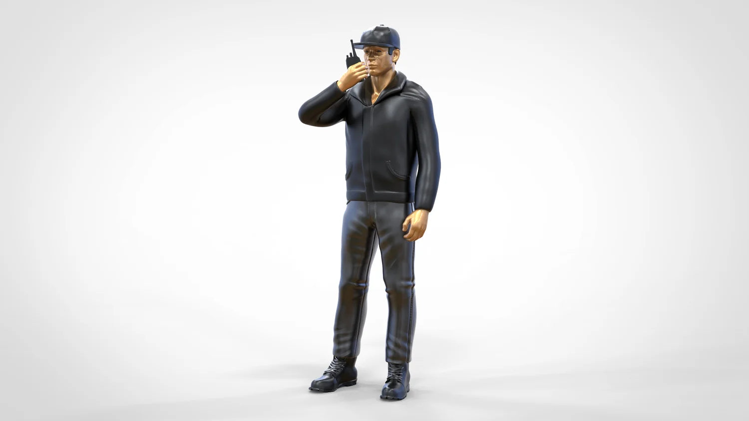 Productfoto diorama en modelbouw miniatuurfiguur: verkeerspostenset, 6 figuren