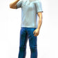 Productfoto diorama en modelbouw miniatuurfiguur: verkeerspostenset, 6 figuren