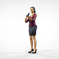 Productfoto diorama en modelbouw miniatuur figuur: Reporter set, 6 figuren