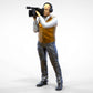 Productfoto diorama en modelbouw miniatuur figuur: Reporter set, 6 figuren